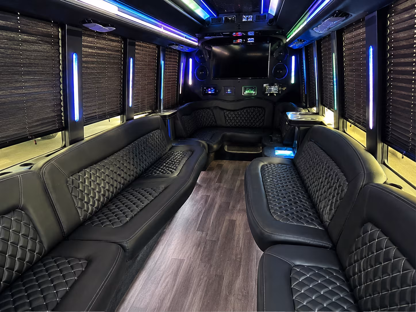 28 Passenger Party Bus Inside