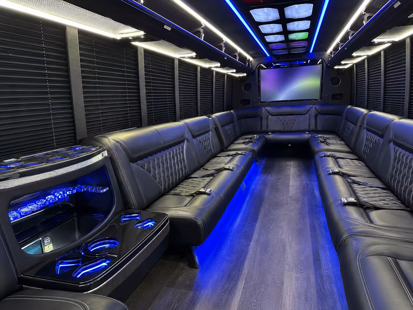 Wichita Bachelor & Bachelorette Transportation onboard seating
