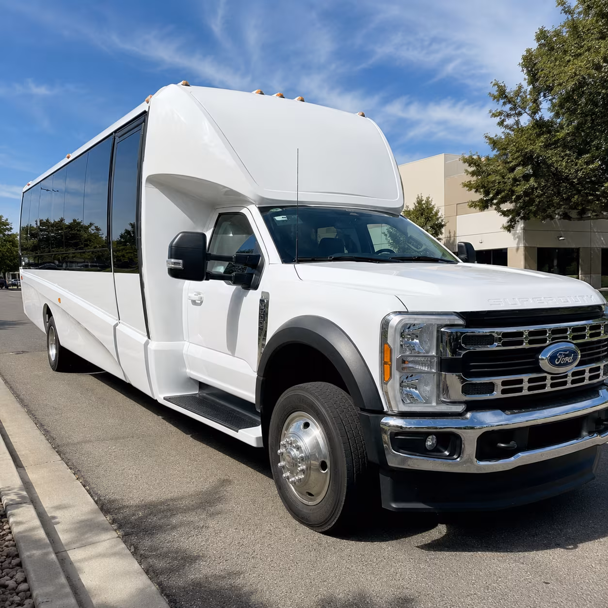 Wichita Corporate Transportation party bus exterior