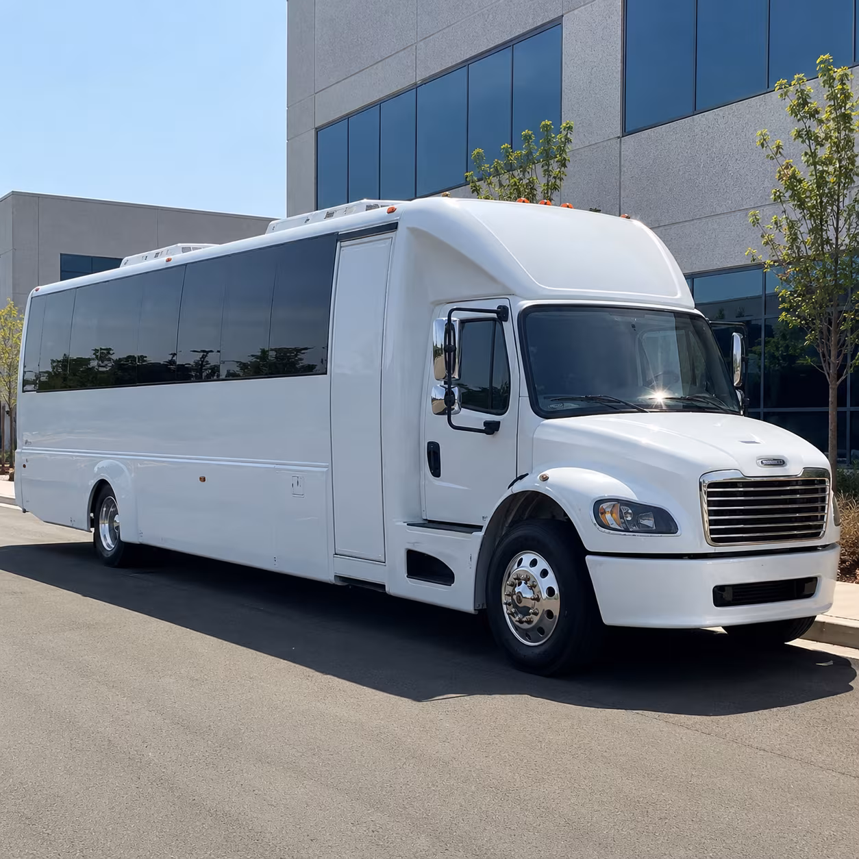 Wichita Private Event Transportation party bus exterior