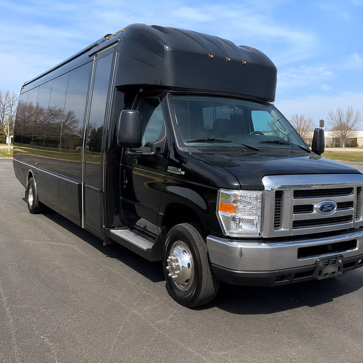 Wichita Private Event Transportation party bus interior