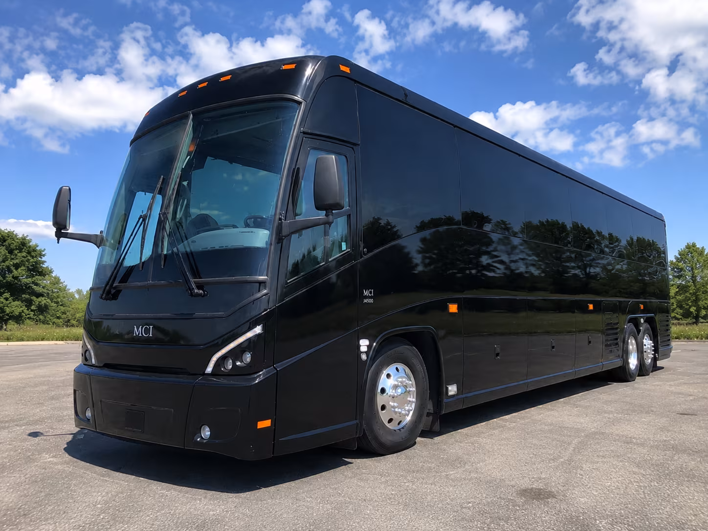 Wichita School Event Transportation party bus exterior