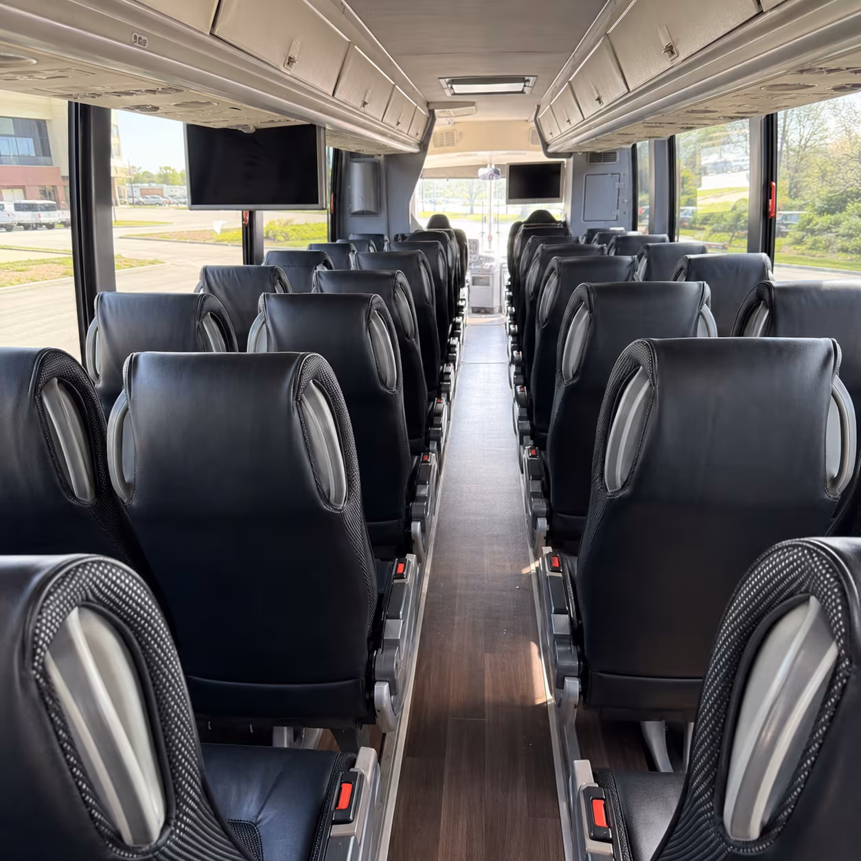 Wichita School Event Transportation party bus interior