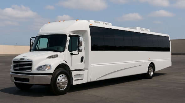 Exterior of Wichita Party Bus Company's 20 Passenger Party Bus in Midwest City