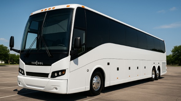 Exterior of Wichita Party Bus Company's 40 Passenger Charter Bus in Wichita