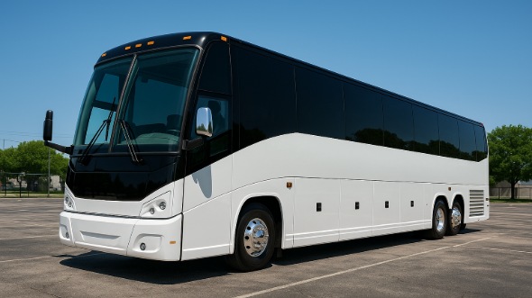 Exterior of Wichita Party Bus Company's 40 Passenger Party Bus in Edmond