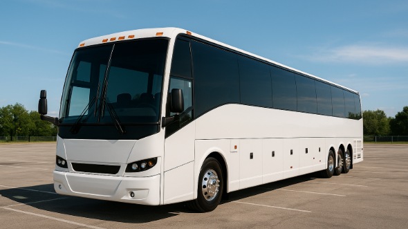Exterior of Wichita Party Bus Company's 47 Passenger Charter Bus in Wichita