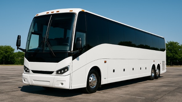 Exterior of Wichita Party Bus Company's 51 Passenger Charter Bus in Wichita
