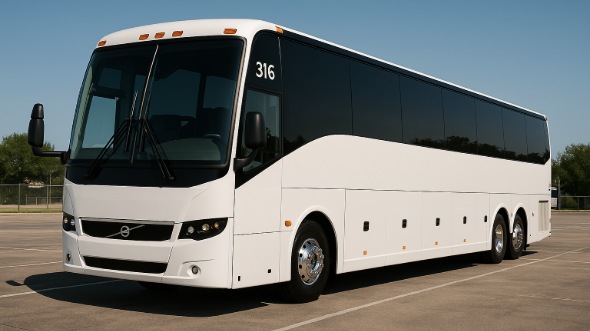 Exterior of Wichita Party Bus Company's ADA Charter Bus in Wichita